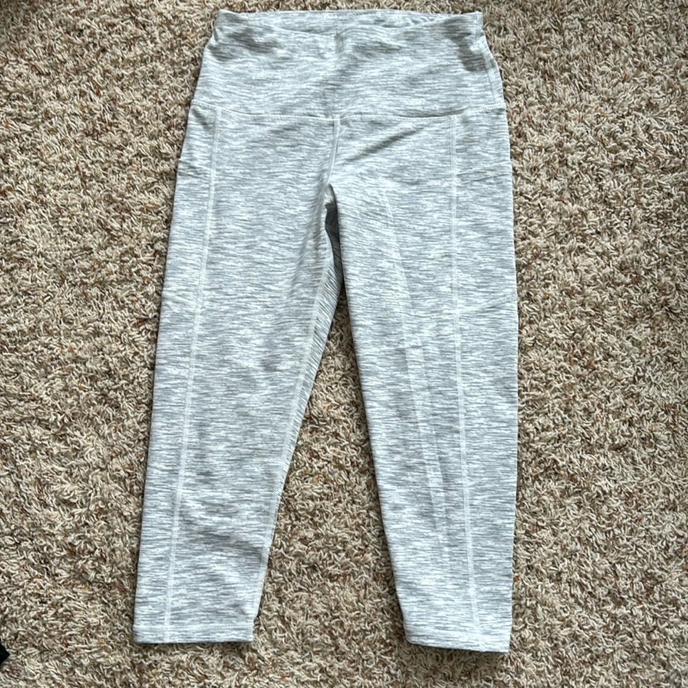 Energy Zone Capris Grey and White Small